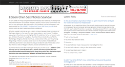 Desktop Screenshot of edison-chen-scandal.pollmonster.net